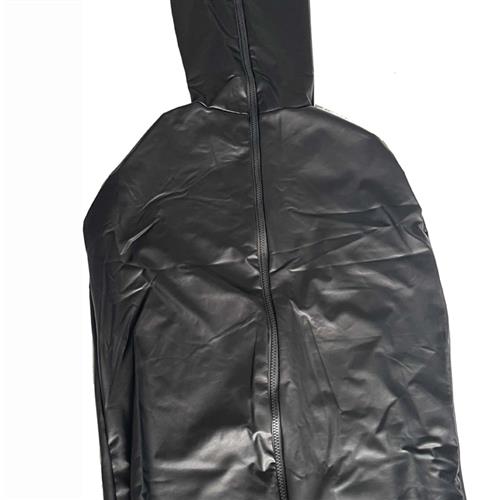 prisoner nightclub and stage black fun leather men costume