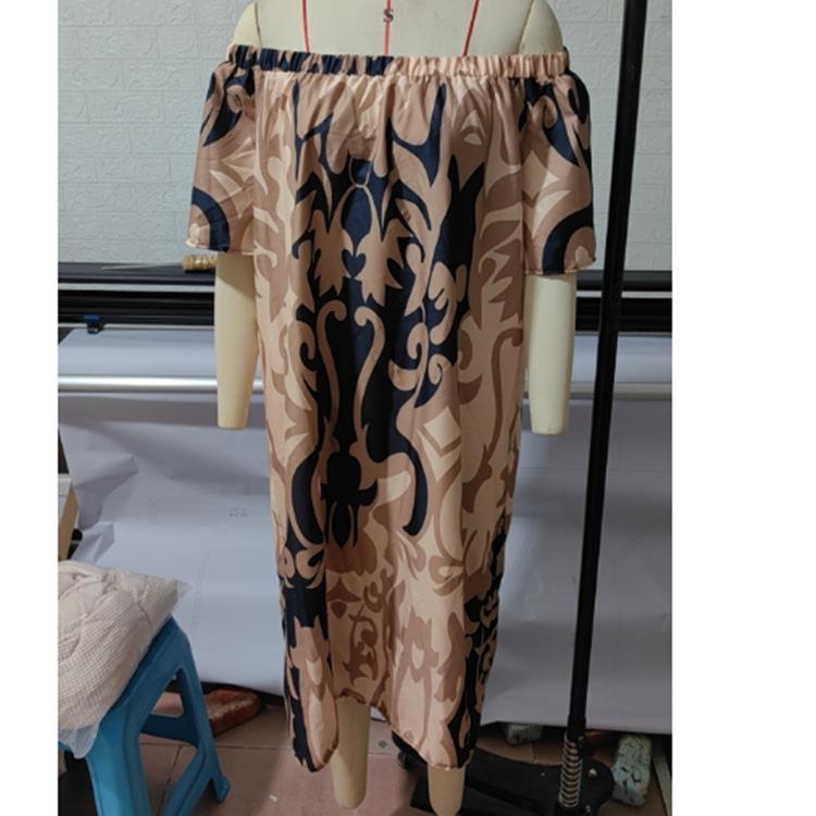 Womens loose shoulder neck fashionable high-end