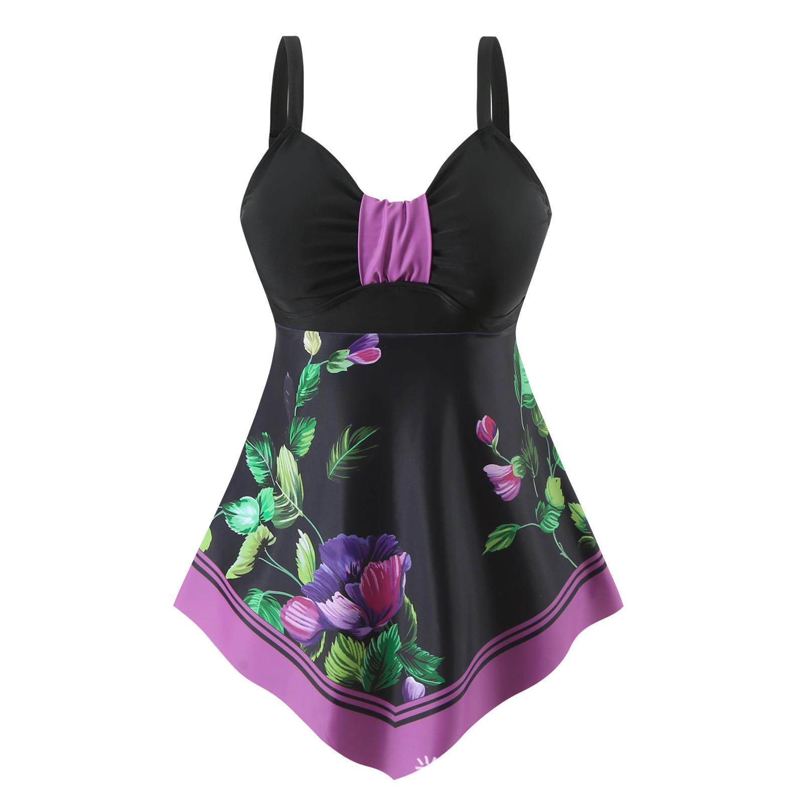 women for swimsuit tankini split quick-drying boxer size