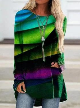 mujer para blusas shirts pullover retro oversize ladies