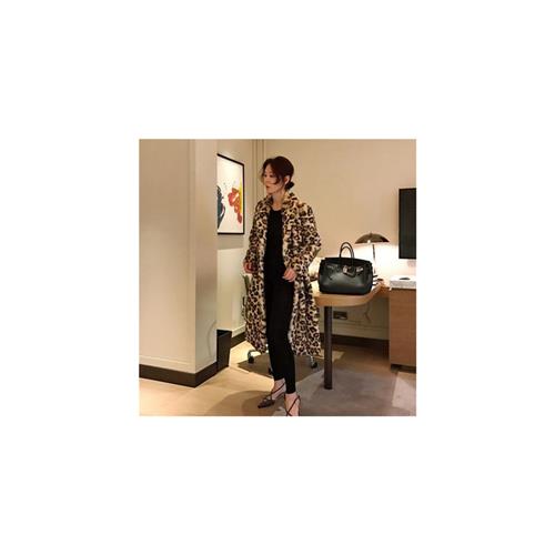 jackets plush coat trench fur rabbit faux winter women for