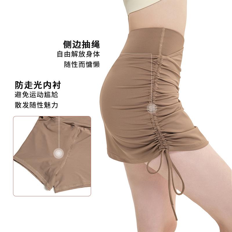 shorts waist tennis clothes hip-wrapped for sports women