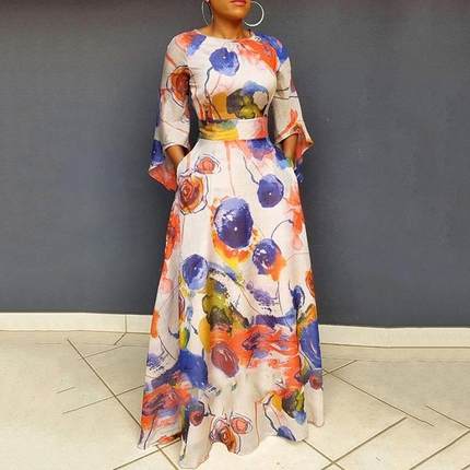 women for dress pullover waist skirt long blue size plus