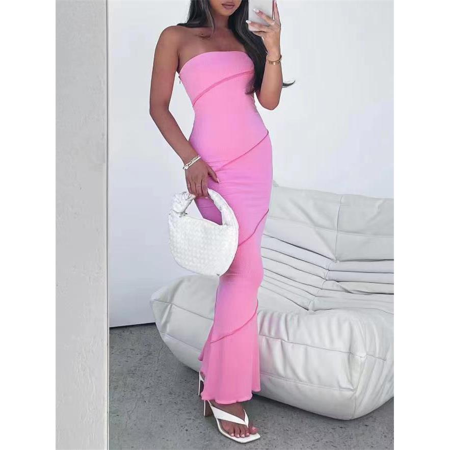 slim bodycon shoulder dresses long off dress party dress