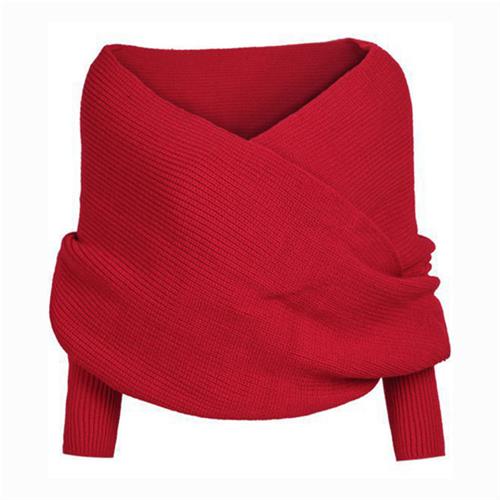 wearing of ways multiple with blouse sweater cross-over
