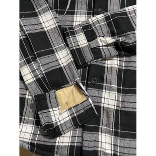 Flannel Mens Fashion Plaid Color Loose Contrast Shirt Plus