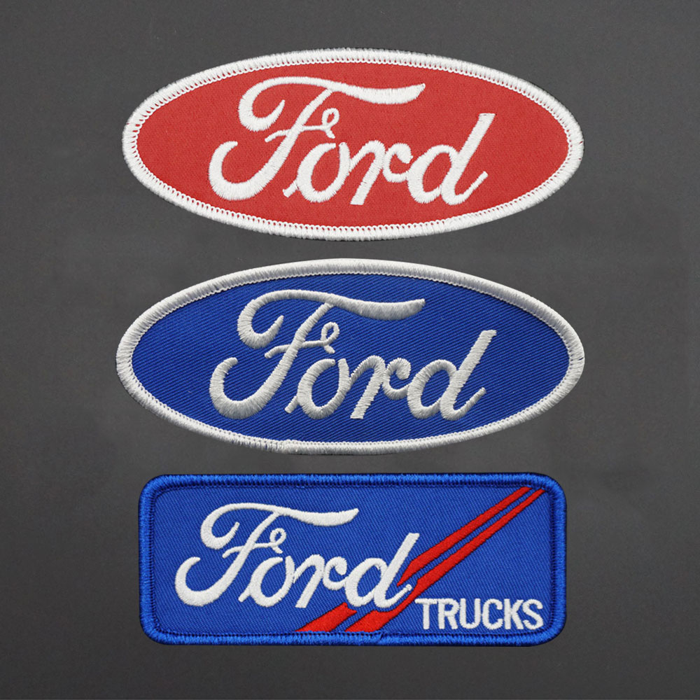 福特TRUCKS魔术贴章刺绣布贴衣服 帽子 包包装饰缝制补丁贴章