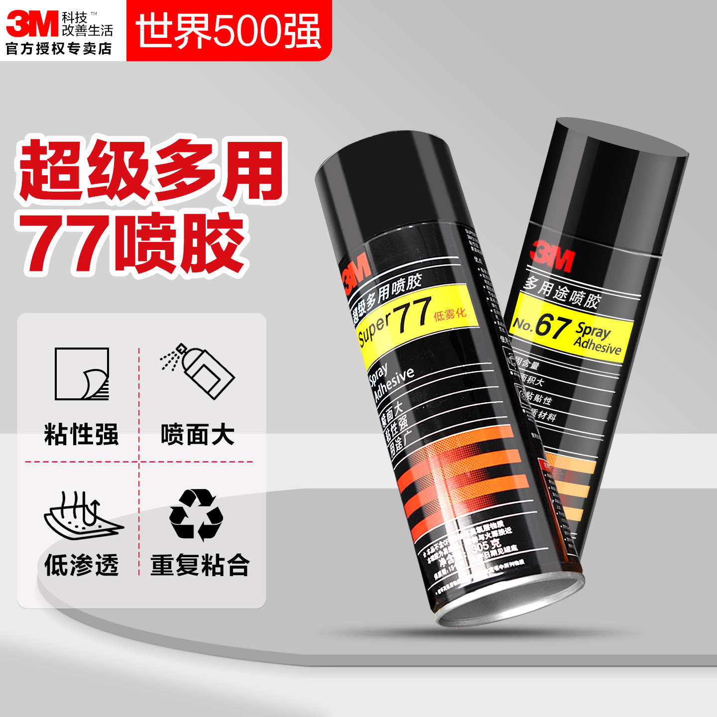 3m77喷胶677590多用途手工胶水