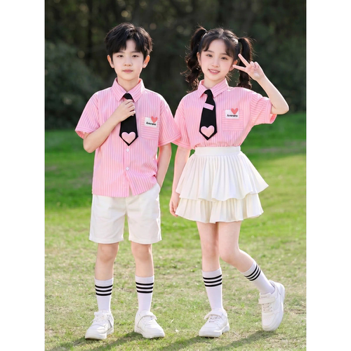 小学生运动会拉拉队舞蹈六一儿童演出服幼儿园毕业照合唱表演班服