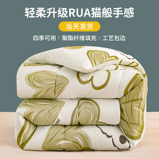 被子冬被加厚棉被春秋被被褥保暖被芯学生单人宿舍空调被四季 通用