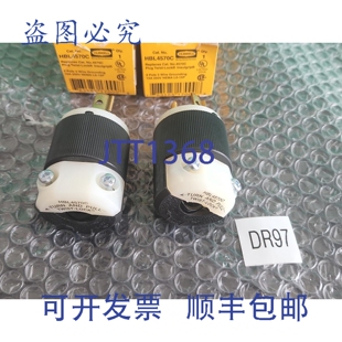 原装供应??? 两件装！HUBBELL HBL4570C 绝缘插头 +