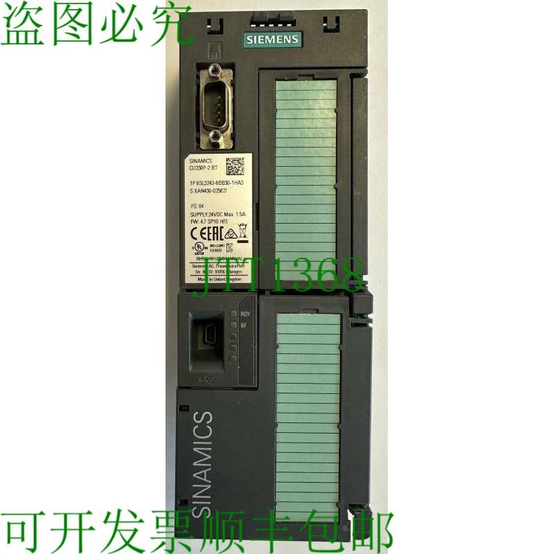 原装供应Sinamics CU230P-2 BT / 24V DC / FW 4.7 SP10 HF3 / 6S