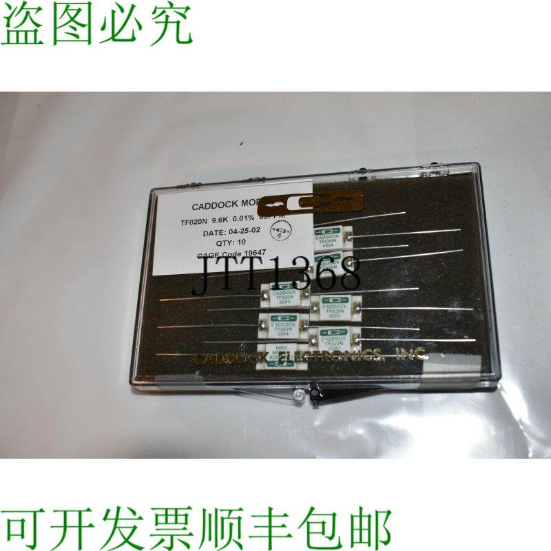 原装供应CADDOCK ELECTRONICS TF020N 薄膜电阻器 0.01% DQ107