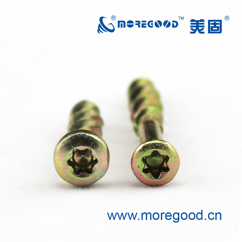 美固盘头圆头沉头墙虎钉混凝土螺纹自切螺钉水泥墙自钻自攻螺丝