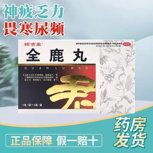 栢吉堂 全鹿丸6g*8袋补肾填精健脾益气脾肾亏虚腰酸疲软畏寒尿频