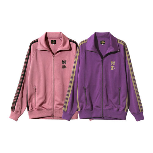 Needles x Kae Tanaka 25联名款 男女蝴蝶刺绣logo拉链外套夹克