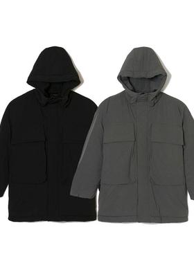 N.HOOLYWOOD 24AW HOODED COAT 日本制保暖休闲中长款连帽棉服