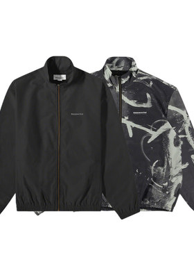 THISISNEVERTHAT韩国 INTL.立领满印时尚教练夹克休闲外套男