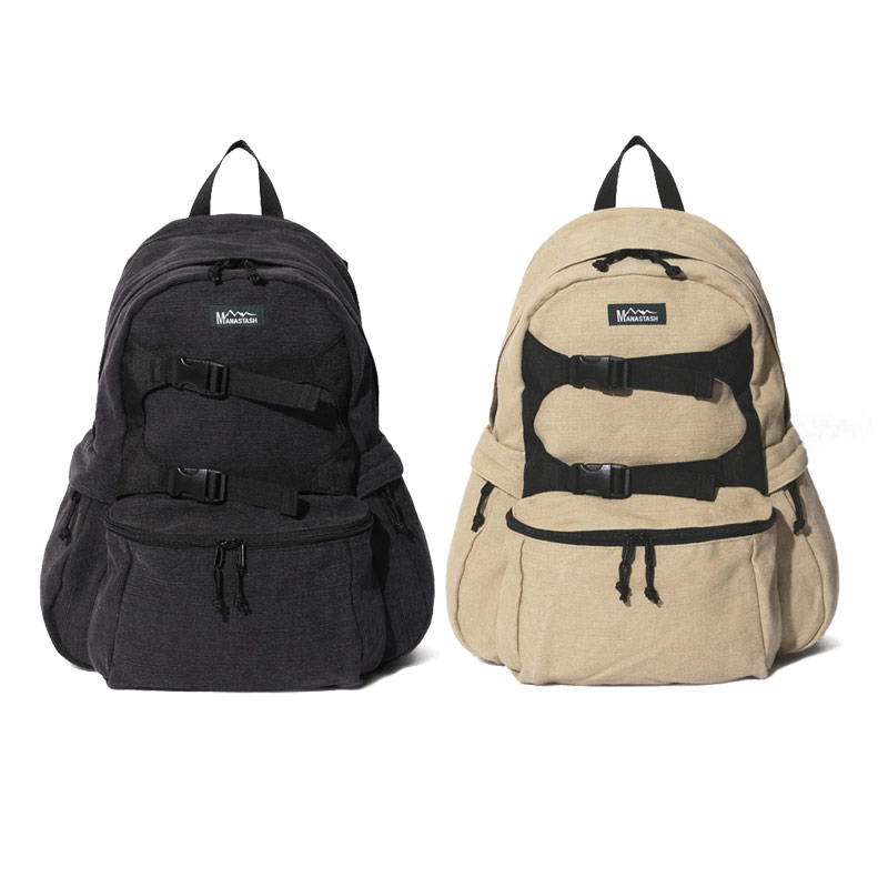 MANASTASH Mazama Backpack24 25新款纯色大容量多口袋双肩背包