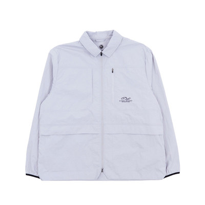 KA_YO Overshirt 25新款 男士 浅色拉链翻领长袖衬衫外套