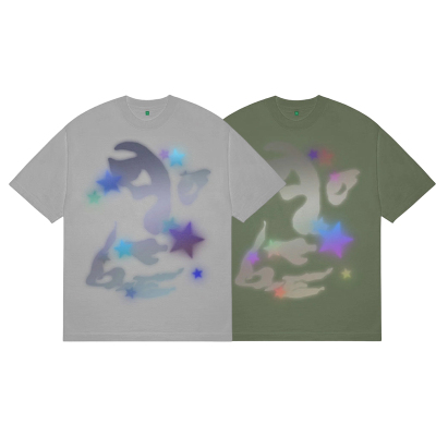 B.EAUTIFUL Airbrush T-Shirt 26夏季新款 男女休闲百搭舒适短袖