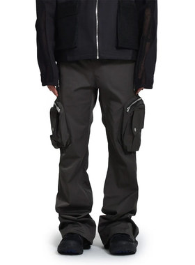 FFFPOSTALSERVICE Flare Cargo V5 机能口袋拉链工装长裤休闲裤