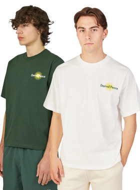 MUSEUM OF PEACE & QUIET永恒和平印花纯棉圆领宽松青年潮流短袖