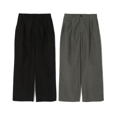 NHOOLYWOOD Pants 经典款 男子纯色简约日常通勤舒适休闲长裤