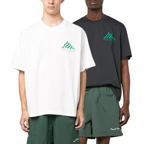 MOPQ男女纯棉休闲短袖T恤简约