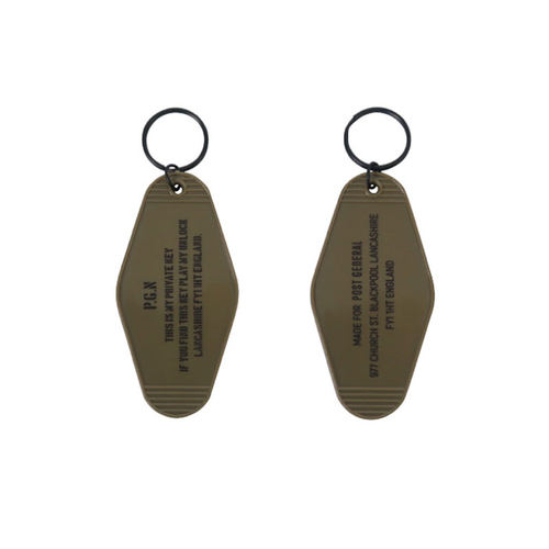 POST GENERAL The Hotel Key Holder Olive 橄榄色复古钥匙扣