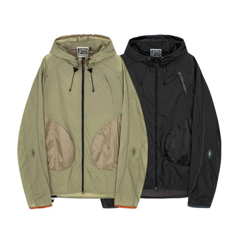 SOHC Lightweight Windbreaker 刺绣防晒皮肤衣轻质夹克外套