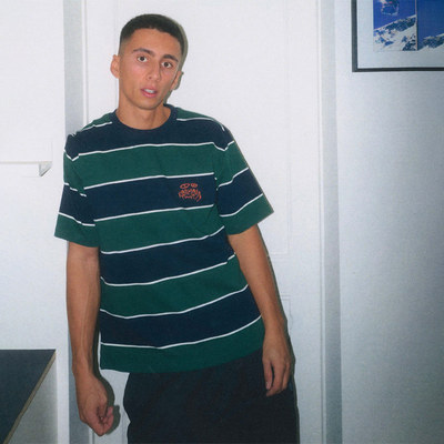 Karma8a Striped Logo Tee 25SS 新款 横纹休闲拼色百搭短袖T恤