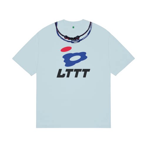 B.EAUTIFUL x LTTT Joy T-Shirt 联名款乔伊男女印花浅蓝短袖T恤