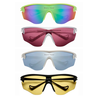 DISTRICT VISION Junya Racer Flint6基弧镜架户外跑步骑行太阳镜