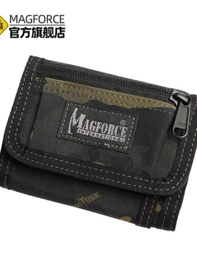 MAGFORCE麦格霍斯0277AEDC钱包卡包一体多功能男士短款薄简约