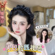 高颅顶神器 复古大肠头箍木耳宽边褶皱发箍显脸小女增高发卡夏天