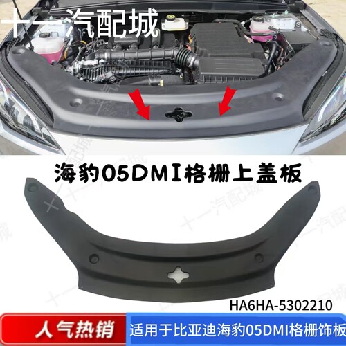 适用于比亚迪海豹05DMI格栅上盖板海豹05前舱盖装饰板水箱上护板