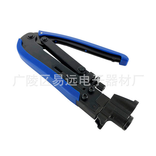 挤压钳RG59/6/11F头有线电视接头挤压同轴头电缆端子挤压工具