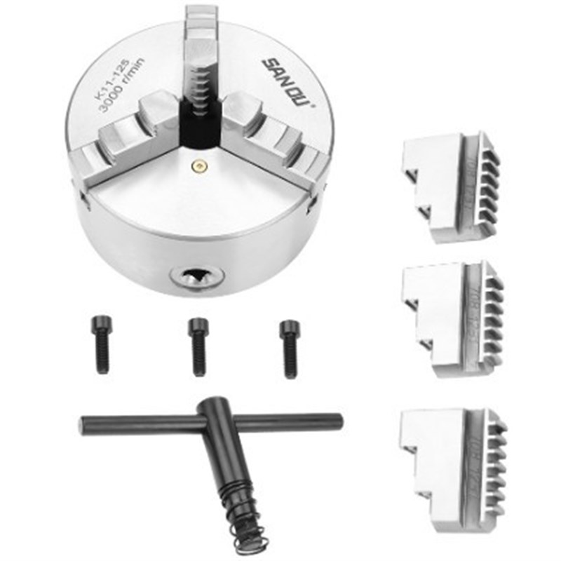 三欧Ssanou SHANOU  K11 125 三爪自定心卡盘 高精度