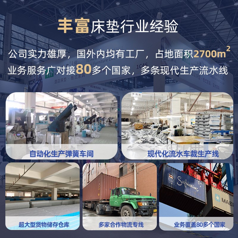 1.5米1.8记忆海绵床垫酒店零压房卧室双人宾馆乳胶海绵床垫软