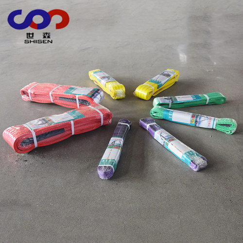 EB型工业合成纤维吊装带牵引带捆绑带拖车带1吨2吨3吨5吨8吨10吨