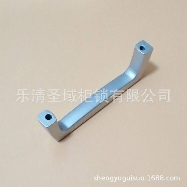 LS514-2生久同款拉手 锌合金实心外装U型门把手 方型机箱机柜拉手