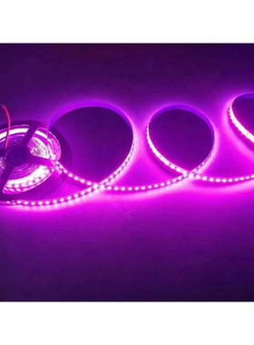 led灯带12v伏2835粉色灯带粉紫色裸板滴胶防水LED浪漫粉红24V灯带