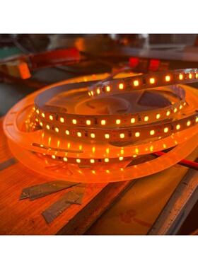 橙色LED柔性灯带24V酒店酒吧KTV餐厅工程招牌橙光桔色橘黄色灯条
