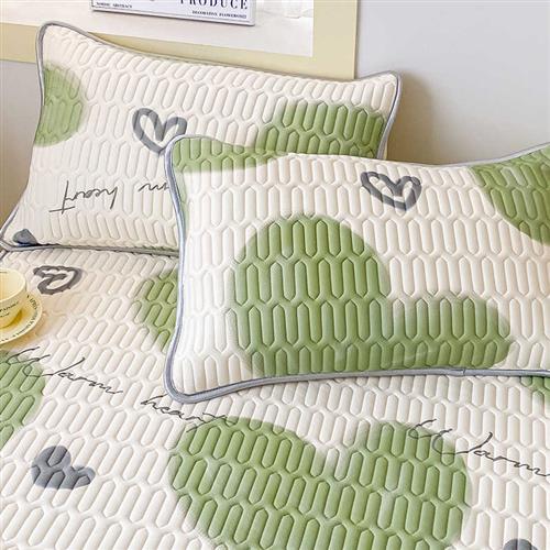 床笠款乳胶冰丝凉席三件套夏天可水洗2023新款夏季单人防滑软席子