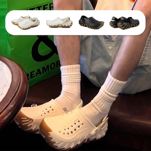 Crocs波波坦克Clog洞洞鞋沙滩鞋