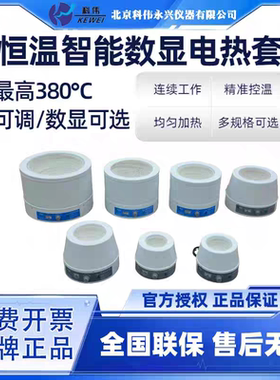 北京科伟恒温智能数显电热套SXKW-250/400//电热套