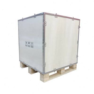 销木箱定制免熏蒸胶合板钢带可拆卸式卡扣设备物流运输出口包装木