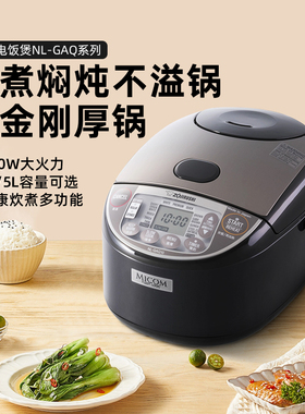 象印电饭煲家用GAQ18大容量进口电饭锅5L多功能煲汤蒸煮饭锅预约