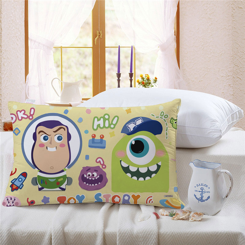 玩具总动员儿童枕套单人男女48*74枕头套单件学生宿舍双面枕套
